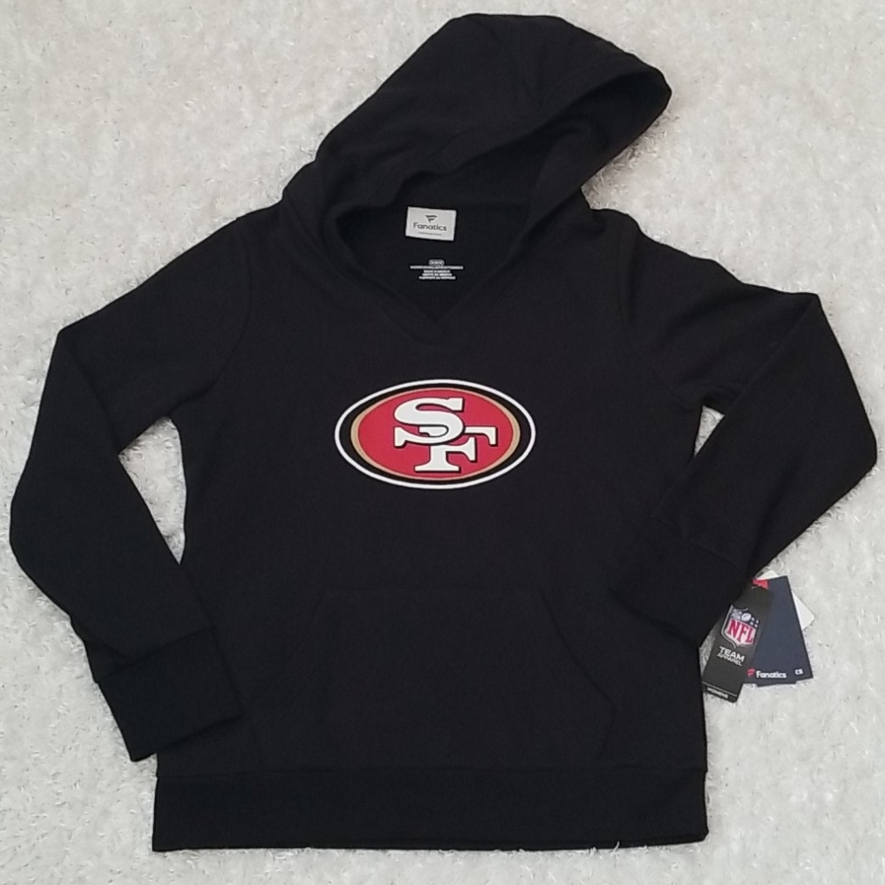 NWT SF 49ers NFL Team  Gear Hoodie-Medium